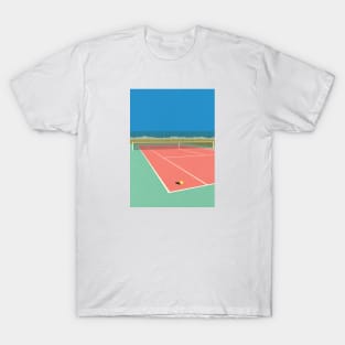 Tennis Court In The Desert T-Shirt